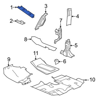 Jeep OE - Windshield Post Trim