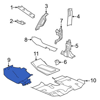 Jeep OE - Front Left Floor Carpet