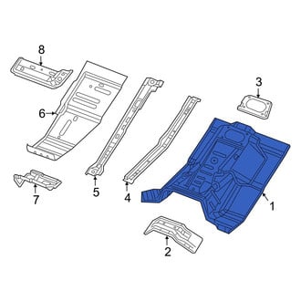 Jeep OE - Front Center Floor Pan