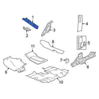 Jeep OE - Windshield Post Trim