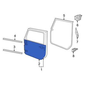 Jeep OE - Front Left Outer Door Outer Panel
