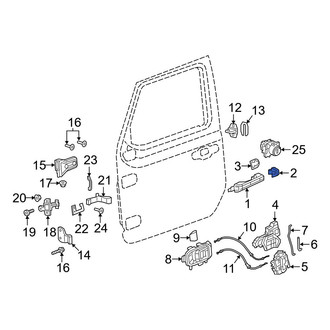 Jeep OE - Front Exterior Door Handle Cover