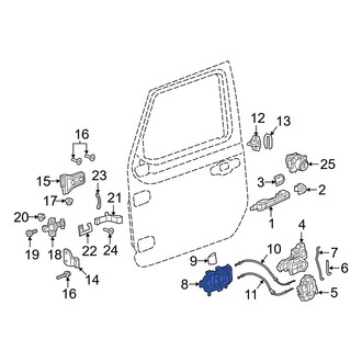 Jeep OE - Front Right Inner Interior Door Handle