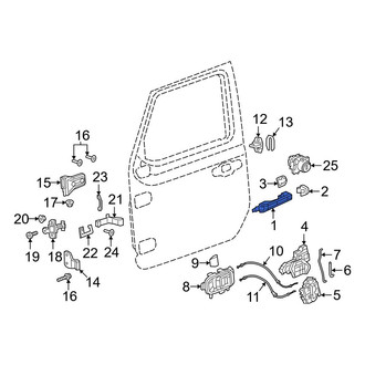 Jeep OE - Front Outer Exterior Door Handle