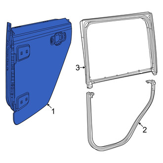 Jeep OE - Rear Right Door Shell
