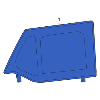 Jeep OE - Rear Left Door Glass