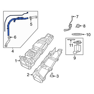 Jeep OE - Upper Fuel Tank Filler Neck