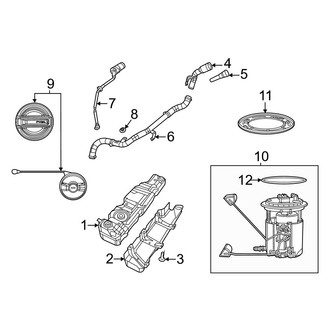 Jeep OE - Fuel System Components (3.0L)