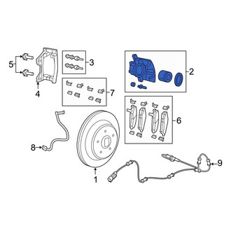 Jeep OE - Rear Right Disc Brake Caliper