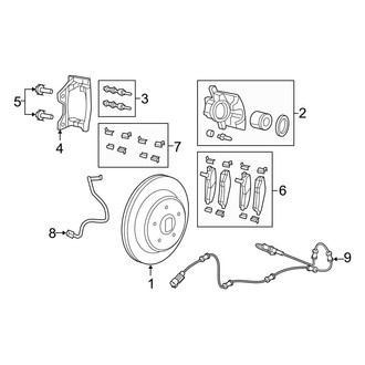 Jeep OE - Rear Suspension - Brake Components