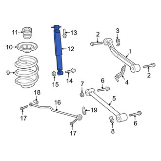 Jeep OE - Rear Suspension Shock Absorber