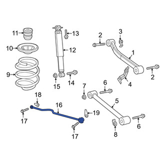 Jeep OE - Rear Suspension Track Bar