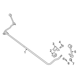 Jeep OE - Rear Suspension - Stabilizer Bar & Components