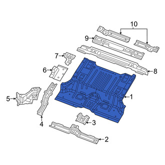 Jeep OE - Rear Floor Pan
