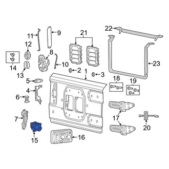 Jeep OE - Rear Tailgate Lock
