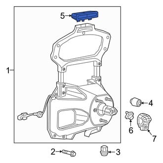 Jeep OE - Rear Center High Mount Stop Light