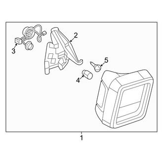 Jeep OE - Rear Lamps - Combination Lamps (Halogen)