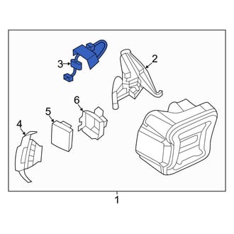 Jeep OE - Rear Left Tail Light Wiring Harness