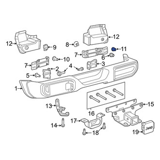 Jeep OE - Bumper Cover Rivet
