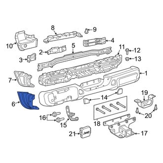 Jeep OE - Rear Left Bumper Extension