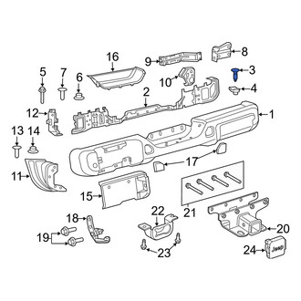 Jeep OE - Bumper Face Bar Bolt
