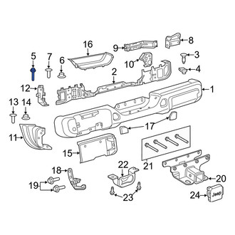 Jeep OE - Bumper Face Bar Bolt