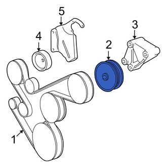 Jeep OE - Accessory Drive Belt Idler Pulley