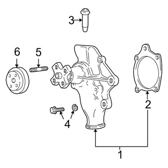 Jeep OE - Cooling - Water Pump (2.5L)