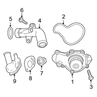 Jeep OE - Cooling - Water Pump (2.4L)