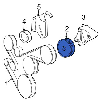 Jeep OE - Accessory Drive Belt Idler Pulley