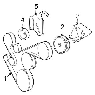 Jeep OE - Cooling - Belts & Pulleys (4.0L)