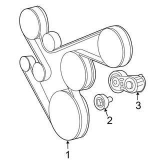 Jeep OE - Cooling - Belts & Pulleys (4.0L)