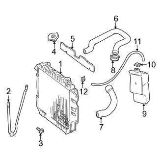 Jeep OE - Cooling - Radiator & Components (4.0L)