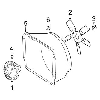 Jeep OE - Cooling Fan (4.0L)