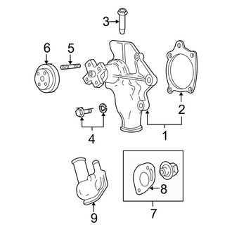 Jeep OE - Cooling - Water Pump (4.0L)