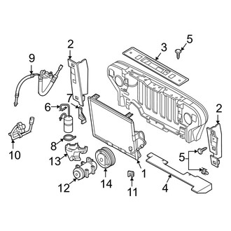 Jeep OE - Air Conditioner & Heater - Condenser, Compressor & Lines (Rubicon / Sahara / Sport / X)