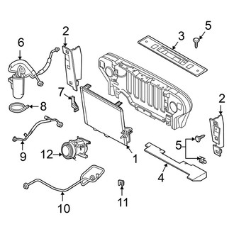 Jeep OE - Air Conditioner & Heater - Condenser, Compressor & Lines (2.4L)