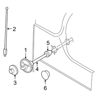 Jeep OE - Electrical - Antenna