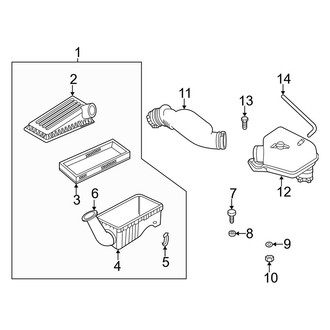 Jeep OE - Engine - Air Intake (2.5L)