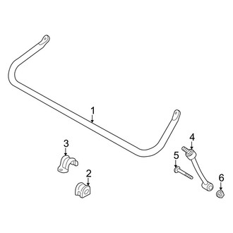 Jeep OE - Front Suspension - Stabilizer Bar & Components
