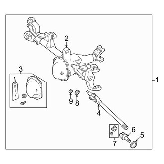 Jeep OE - Front Suspension - Front Axle & Carrier