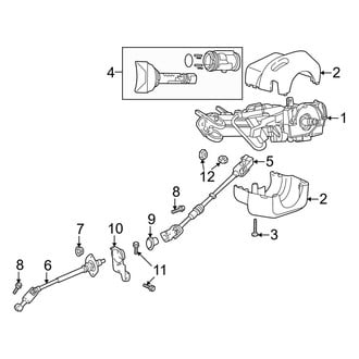 Jeep OE - Steering Column Assembly (With Tilt Wheel)