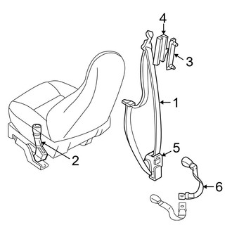 Jeep OE - Restraint Systems - Front Seat Belts