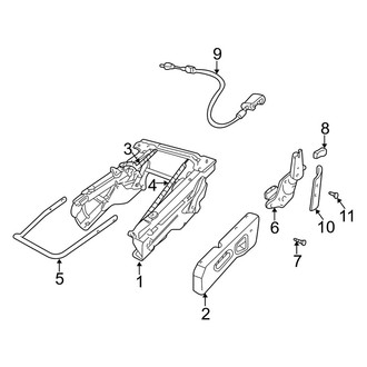Jeep OE - Seats & Tracks - Tracks & Components