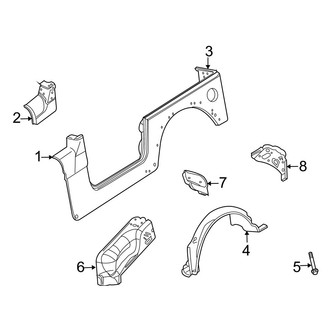 Jeep OE - Pillars, Rocker & Floor - Uniside (Rubicon / Sahara / SE / Sport / X)