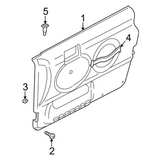 Jeep OE - Door - Interior Trim (Full Door)