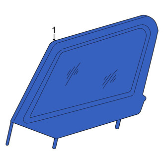 Jeep OE - Front Left Door Glass