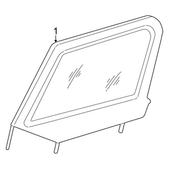 Jeep OE - Door - Glass & Hardware (Half Door)