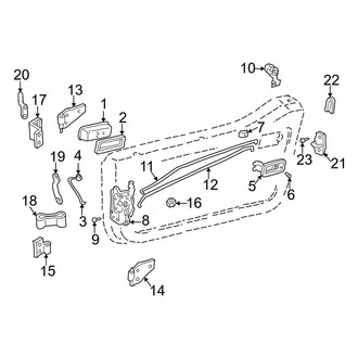 Jeep OE - Door - Lock & Hardware (Half Door)