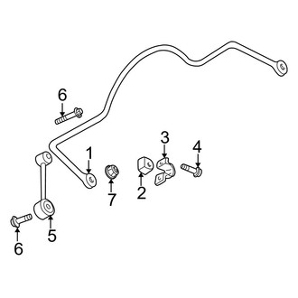 Jeep OE - Rear Suspension - Stabilizer Bar & Components